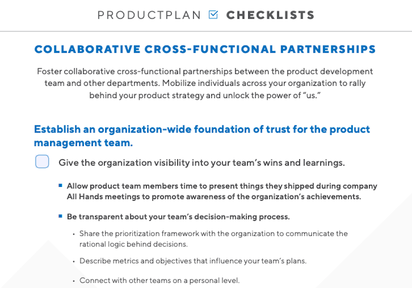 Collaborative Cross-Functional Partnerships 1