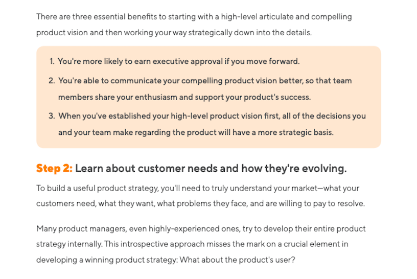 Product Strategy Playbook Step 2